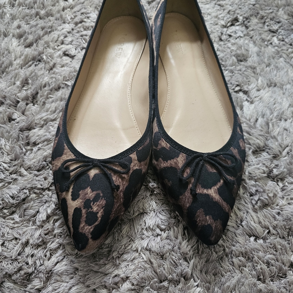 J crew pointy ballet flats